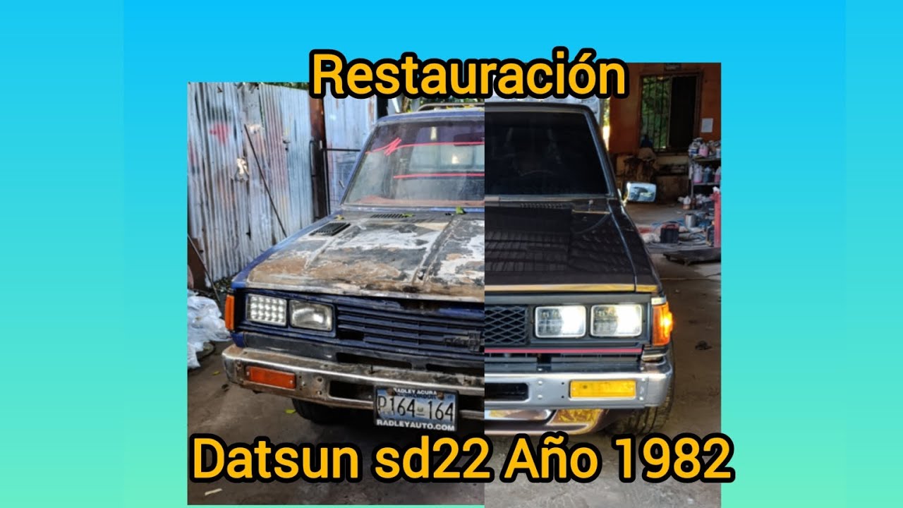 RESTAURACIÓN DE #DATSUN 720. SD22 AÑO 1982