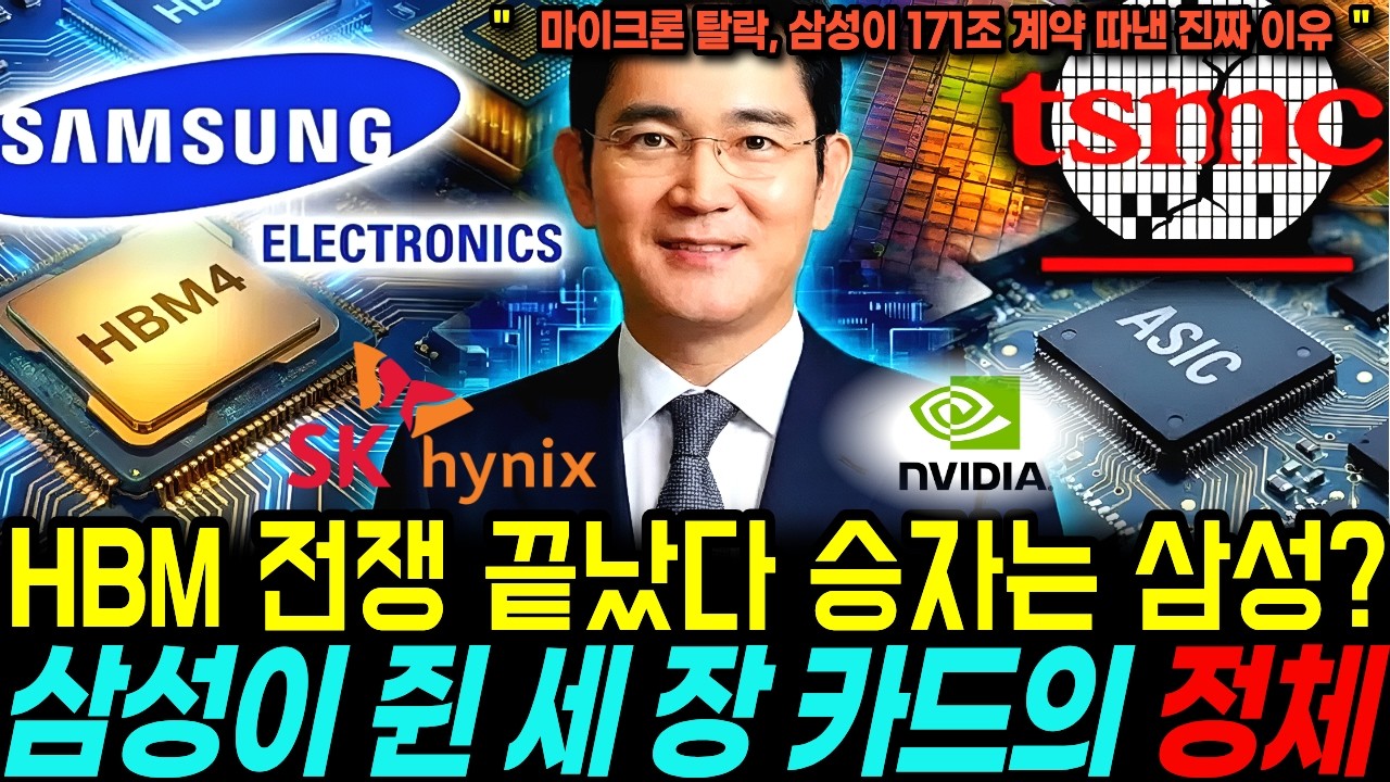 마이크론 탈락, 삼성이 171조 계약 따낸 진짜 이유...