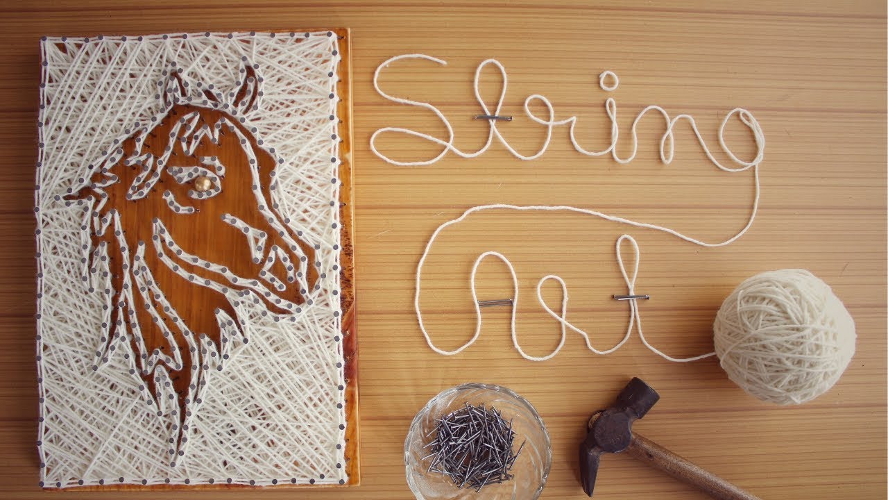 String Art / How to make DIY String Art | Dhara Patel