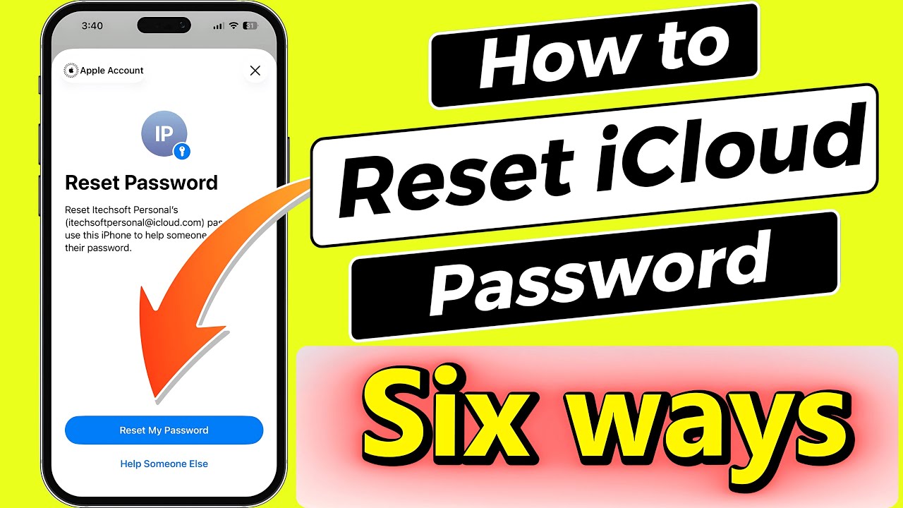 How to RESET iCloud password (6 Easiest Ways)