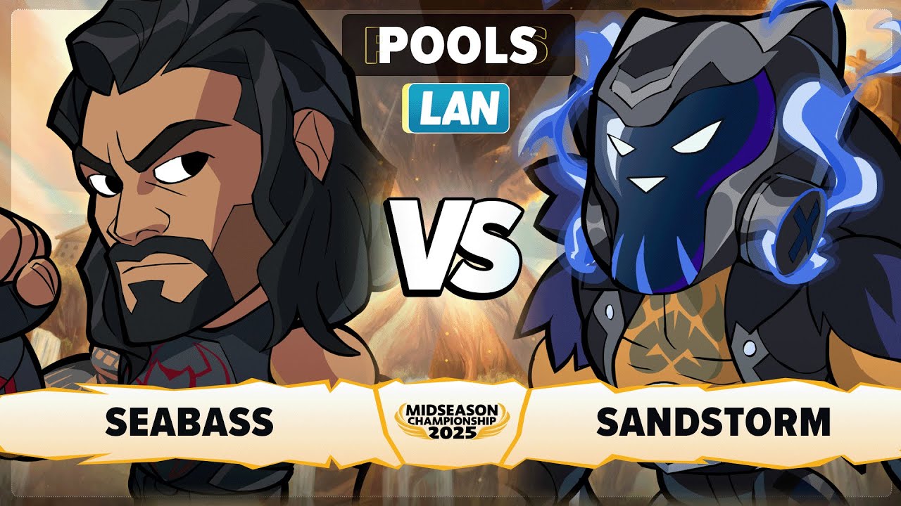 Sandstorm vs Seabass - Elimination Top 24 - Midseason Championship 2025 - LAN 1v1