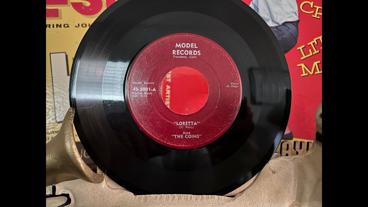 Rare Pasadena DOO WOP - THE COINS on MODEL with 