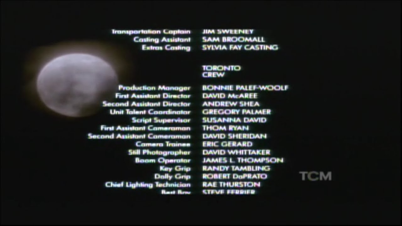 Moonstruck (1987) End Credits (TCM 2025)