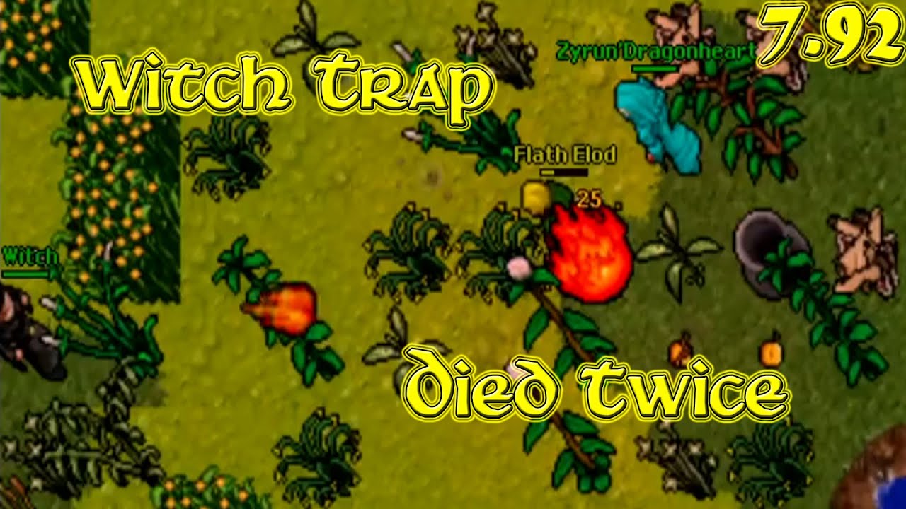 Witch Trap Caught Him Twice! (Luminera 2007 - RL Tibia 7.92) Zyrun'Dragonheart