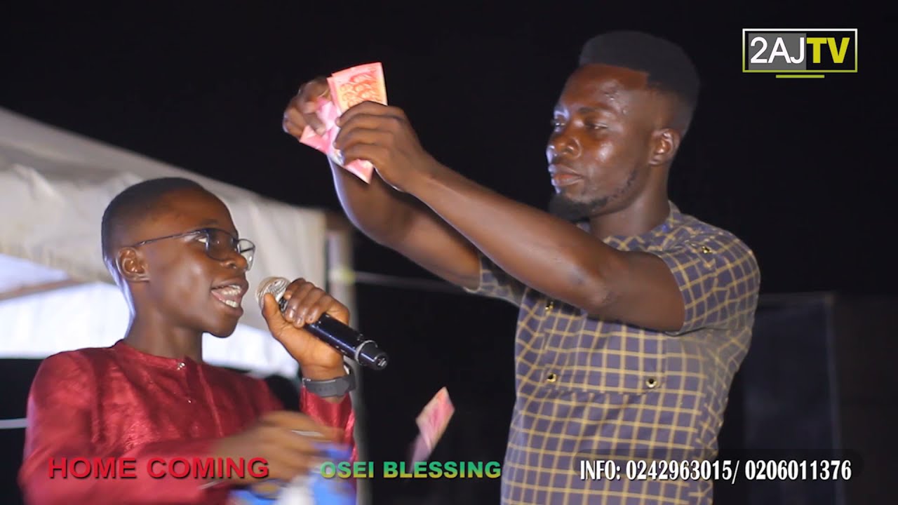 OSEI BLESSING`S POWERFUL MINISTRATION AT HIS HOMETOWN