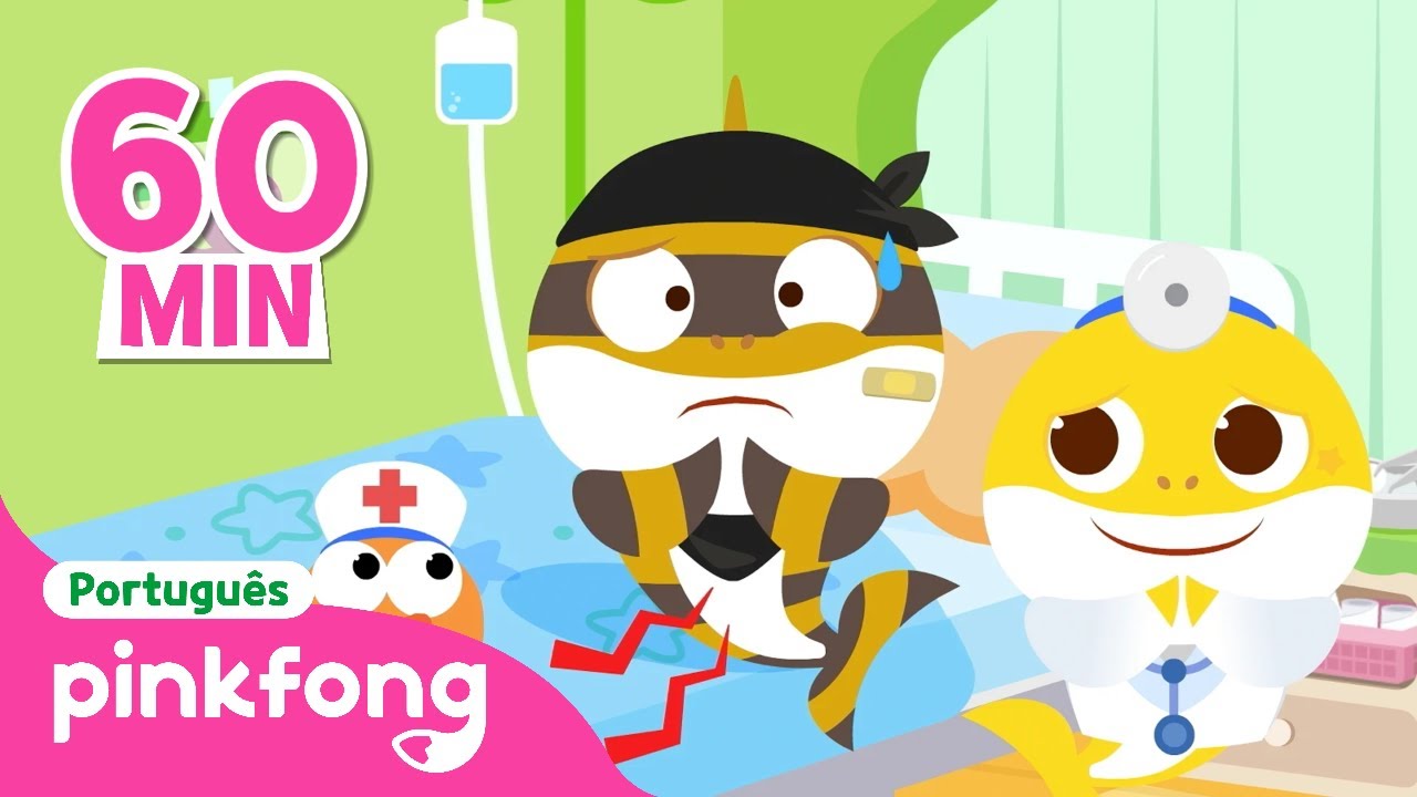 NOVO⭐️ A Volta do Dr. Bebê Tubarão! 🏥 | + Compilação | Pinkfong, Bebê Tubarão! Canções para Crianças