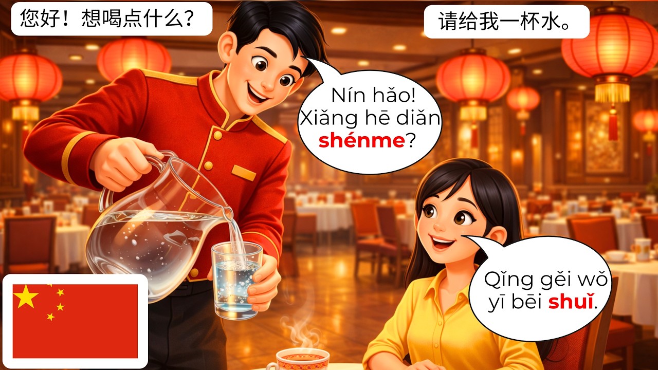 🍜 15 Chinese Restaurant Conversations Every Beginner Should Learn | HSK 1-2