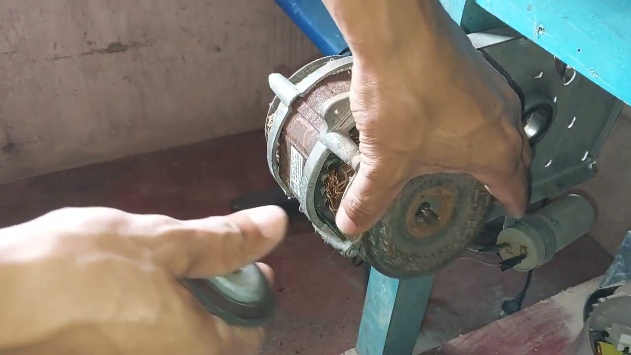 adaptação muito boa. usando um motor de máquina de lavar 👌