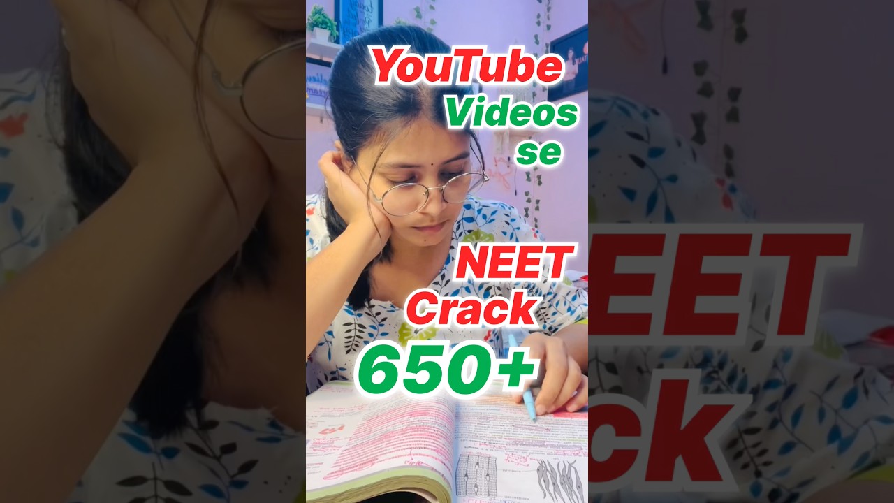 🔥 Can You Crack NEET Only From YouTube? 😱 | Real NEET Strategy for 650+ Marks #neet #shorts