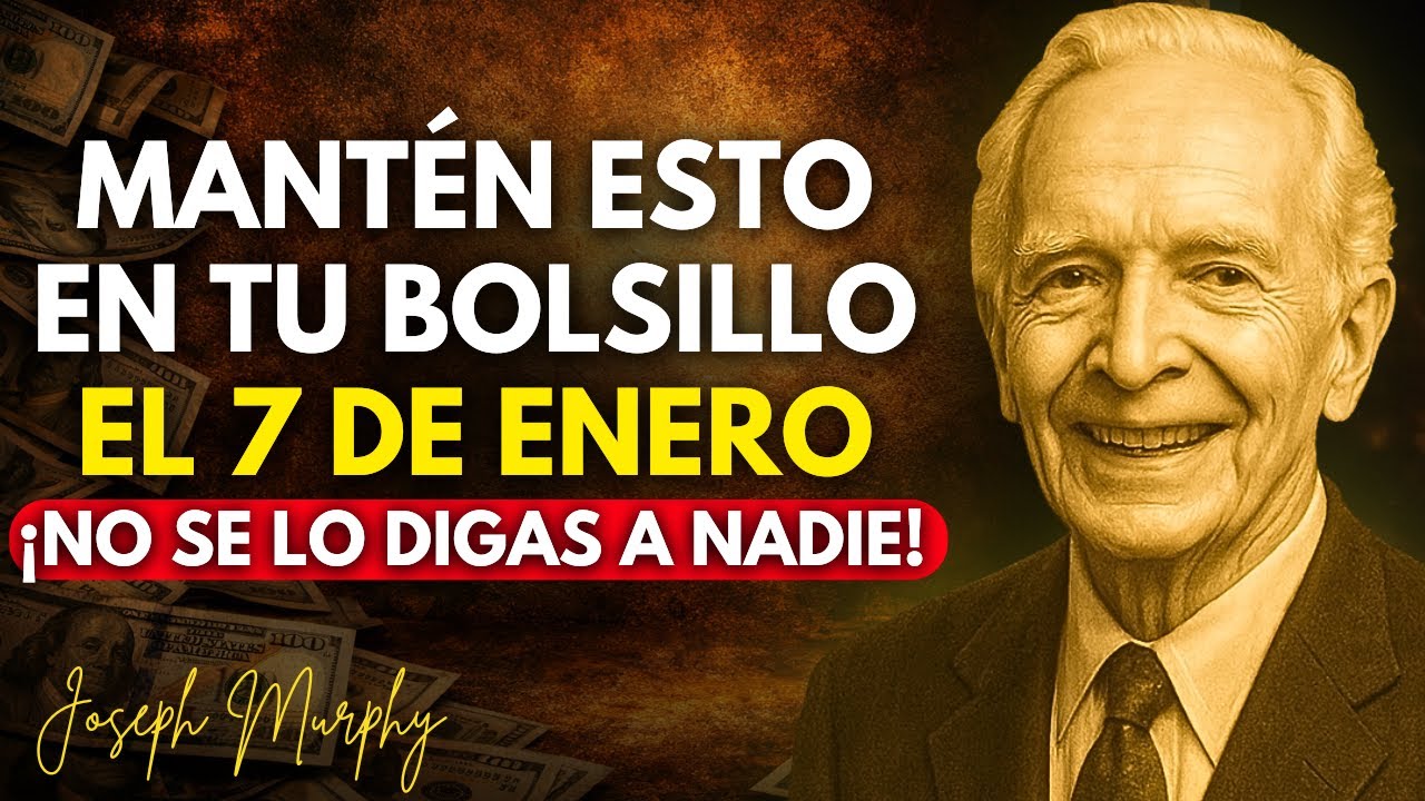 Si mantienes ESTO en tu Bolsillo, tus Problemas de DINERO se Habrán Terminado – Joseph Murphy