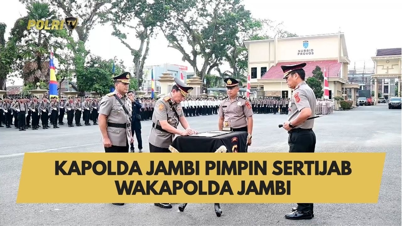 KAPOLDA JAMBI PIMPIN SERTIJAB WAKAPOLDA JAMBI