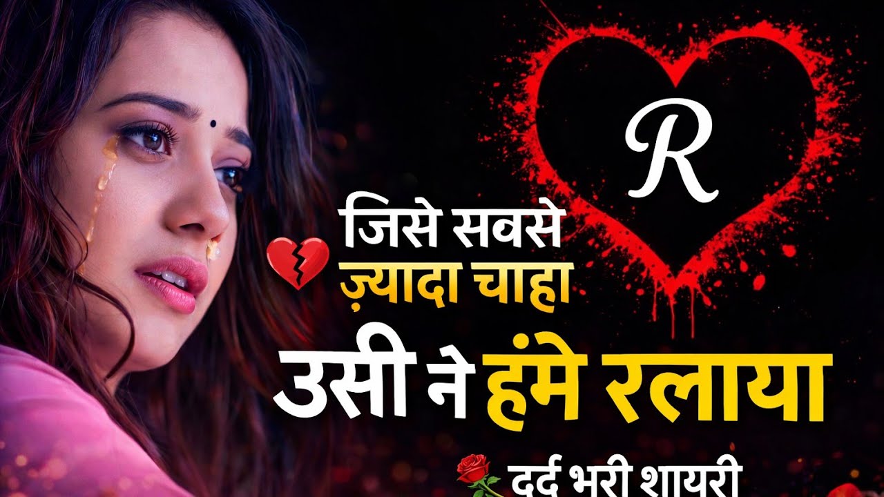 दिल तोड़ना ही था, तो दिल लगाया ही kyun 😭💔🥀 #sadness #sadsayri #bewafaikamosam 