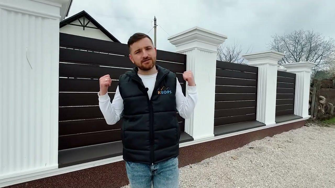 Gard și porți de tip casetă. Garduri moderne în 2024.