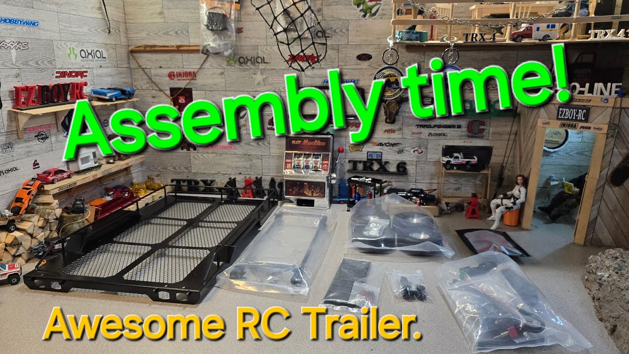 Building an Awesome Amazon  1/10 RC trailer.  It's very nice.