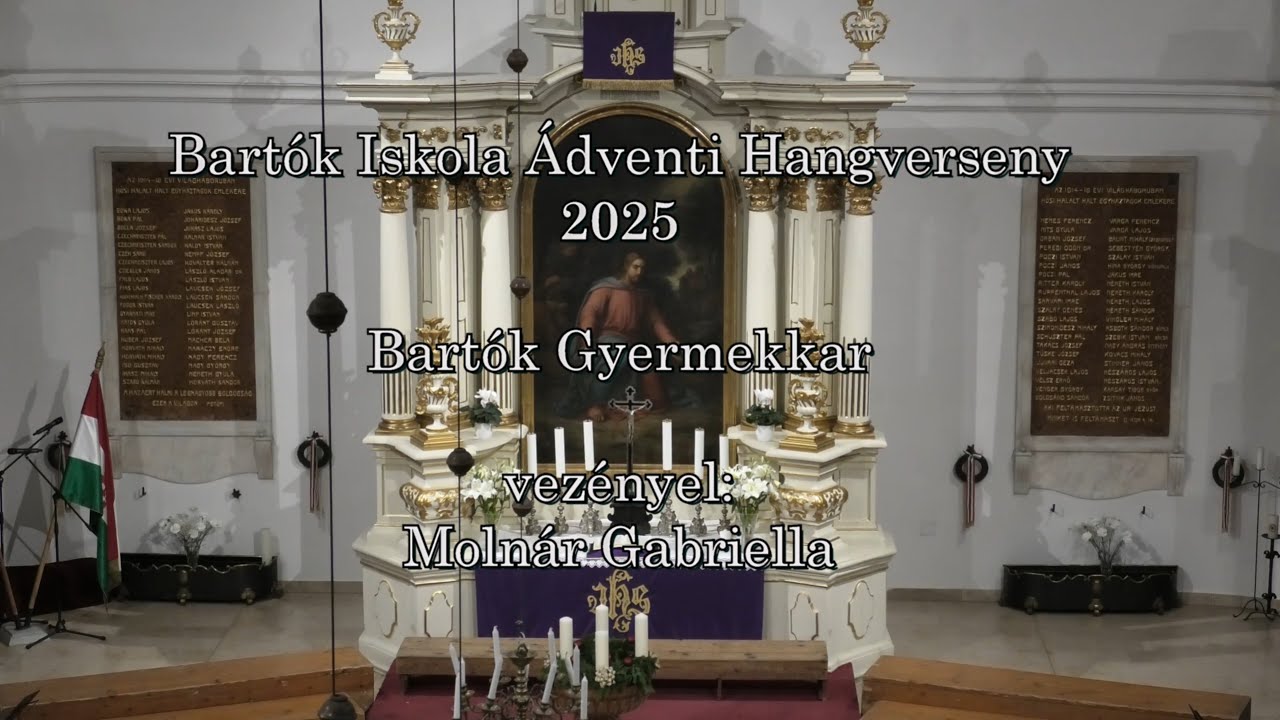 Bartók Iskola Ádventi Hangverseny 2025 - Bartók Gyermekkar