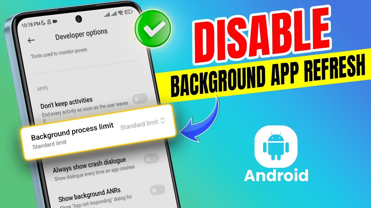 How To Disable Background App Refresh on Android | Close Background Apps on Android
