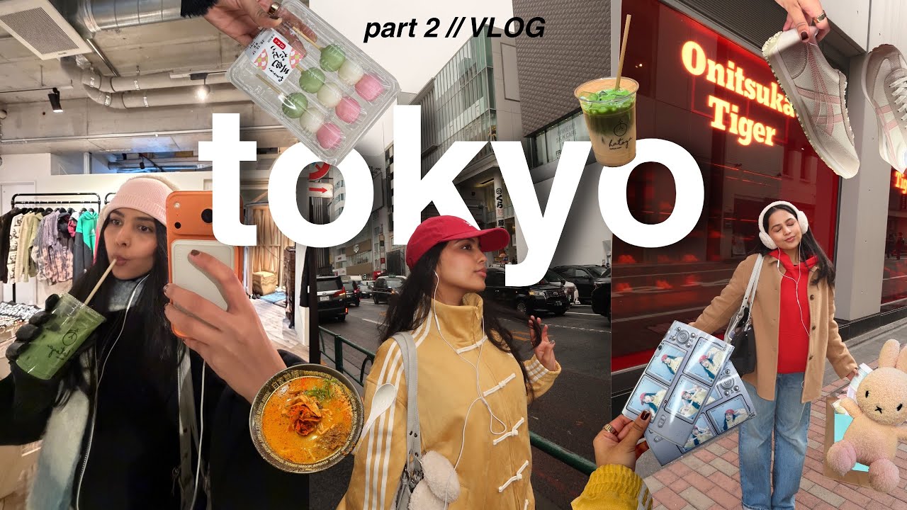 Tokyo Vlog🍡last days in japan, shopping, thrifting in harajuku, ginza! trying matcha, ramen & more 