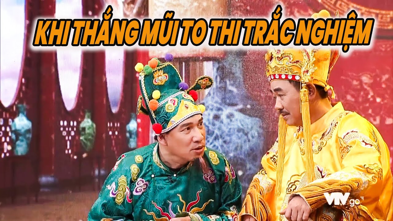 TÁO QUÂN 2017  - KHI THẮNG MŨI TO THI TRẮC NGHIỆM | Hài Táo Quân 2017 | Gặp nhau cuối năm