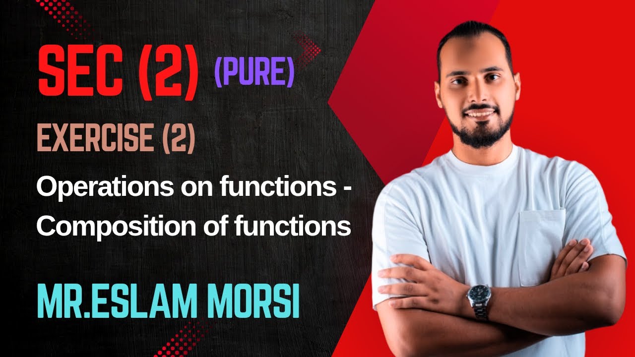 Exercise (2) : operations on functions - composition of functions