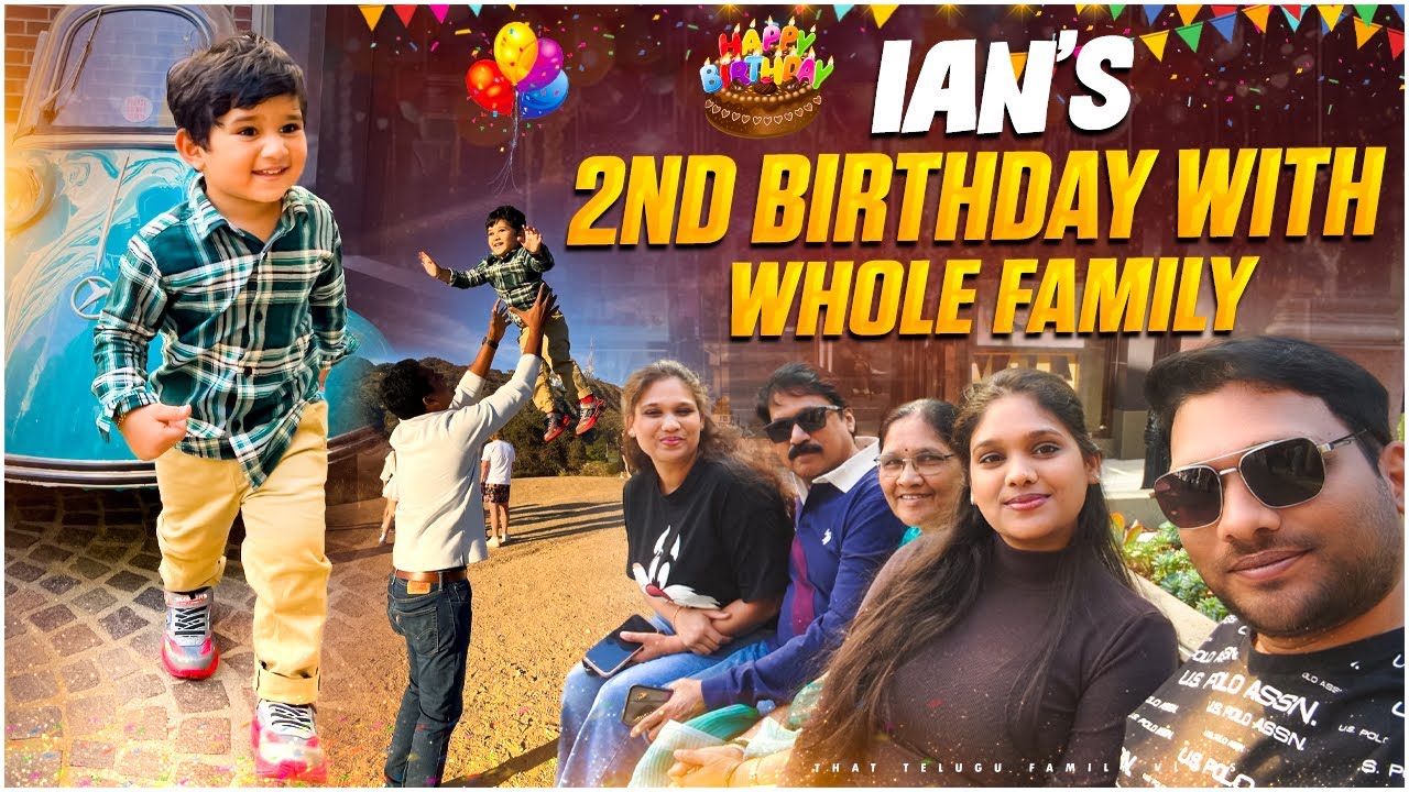 Второй день рождения Яна в кругу семьи в Лос-Анджелесе😍