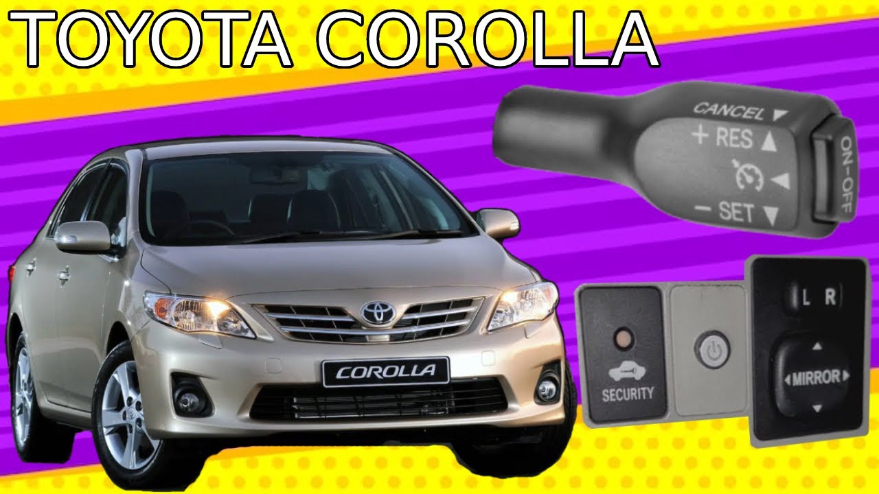 Как установить универсальный круиз-контроль на Toyota Corolla