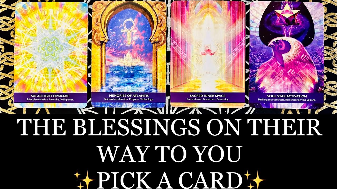 PICK A CARD | ❄️THE BLESSINGS ON THEIR WAY TO YOU✨
