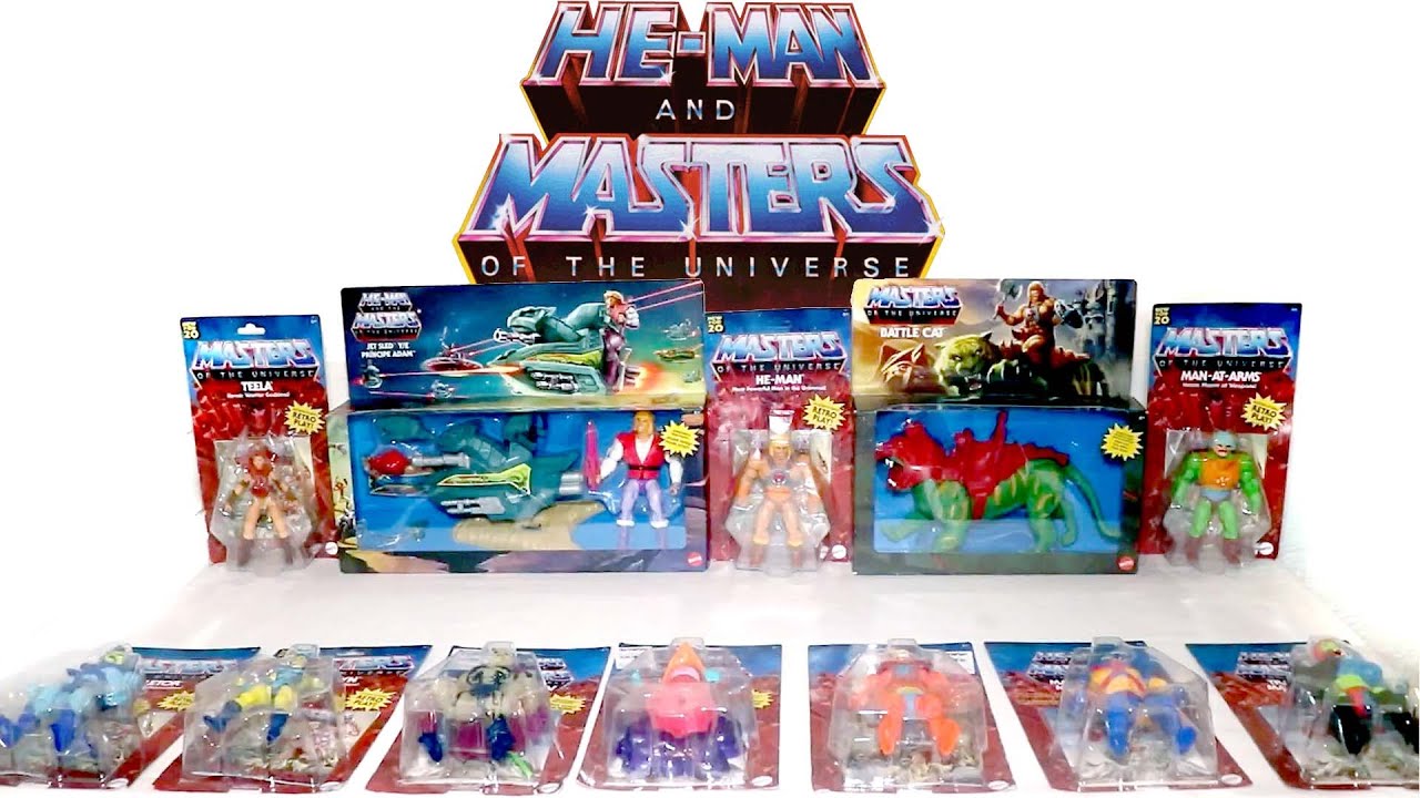 He-Man Origins todos bonecos 1ª e 2ª wave 2020 + comparativo com vintage