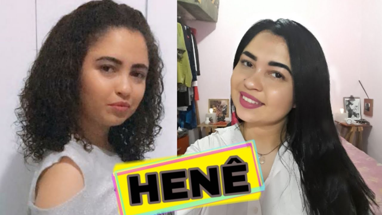 HENÊ - DO CRESPO AO LISO - antes e depois com passo a passo -