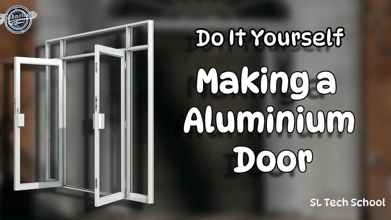 Aluminium Door frame | Aluminium Door | DIY Aluminium Door make | How to make Aluminium Door