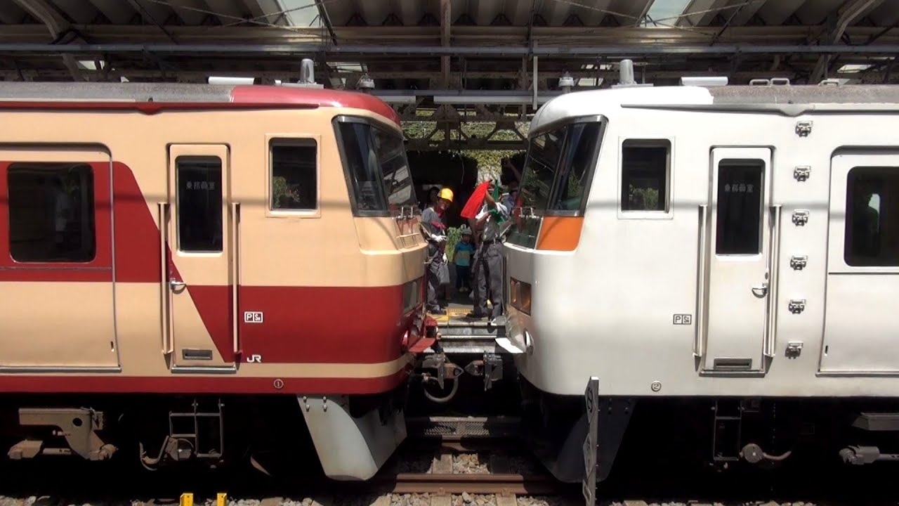 185系国鉄特急色OM08編成 特急踊り子 熱海駅連結 【Limited Express Odoriko】