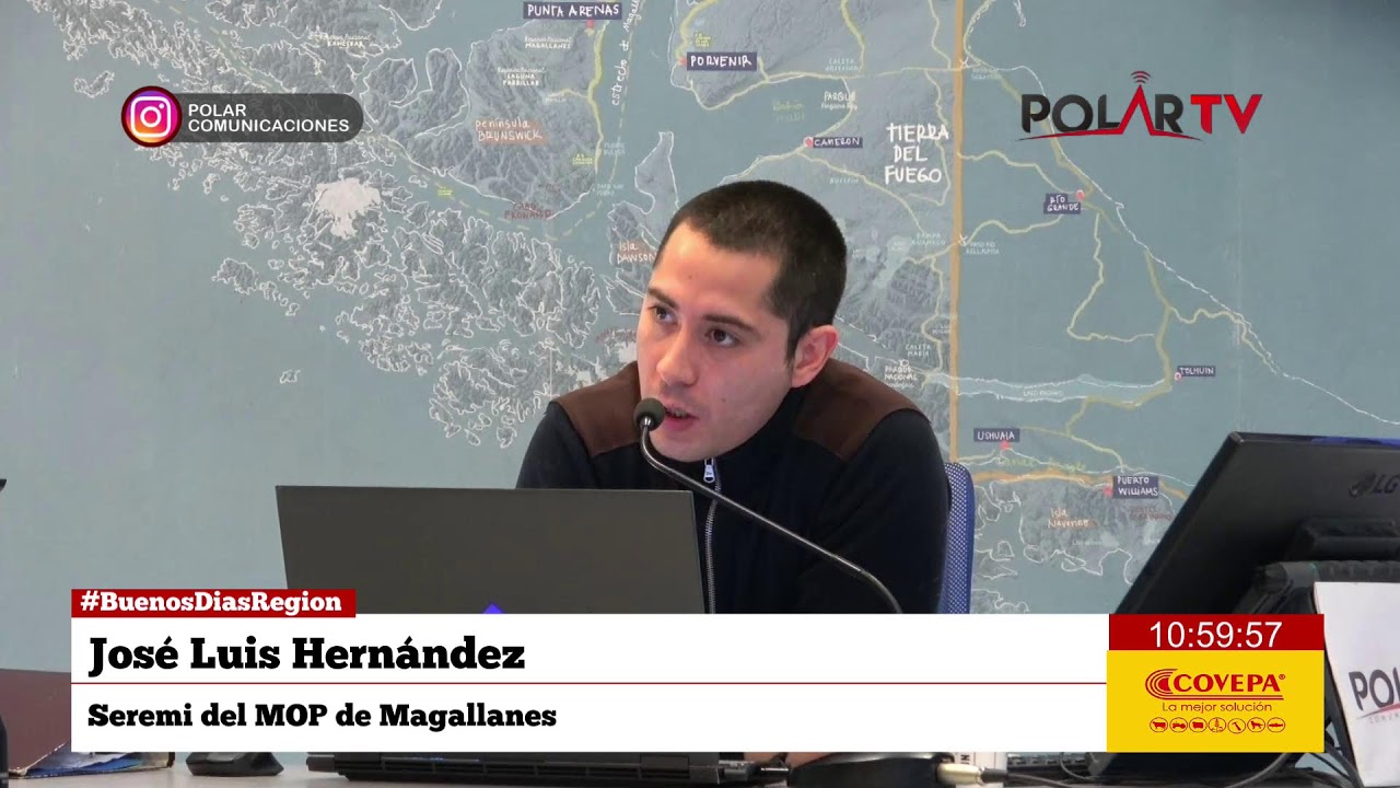 #BuenosDiasRegion José Luis Hernández, Seremi del MOP de Magallanes