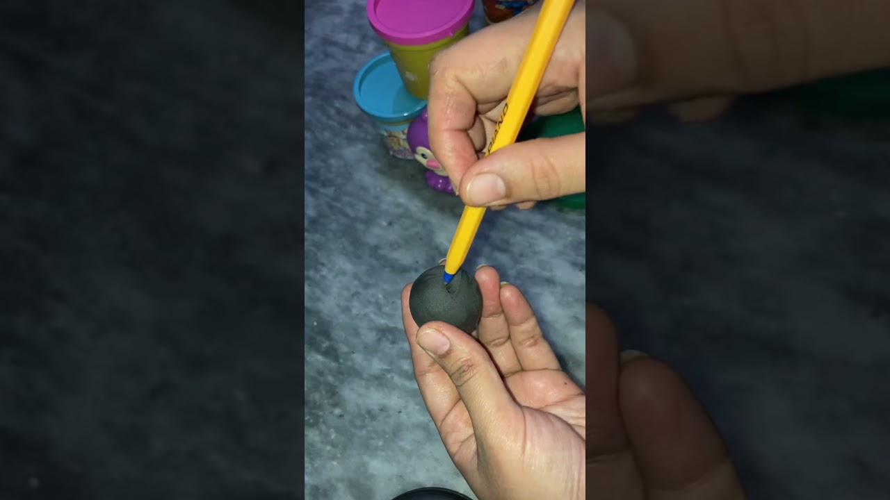 How To Make Bomb With Super Clay |💣😍💓🤓| #shorts #kidsvideo #satisfying #slime #viralvideo