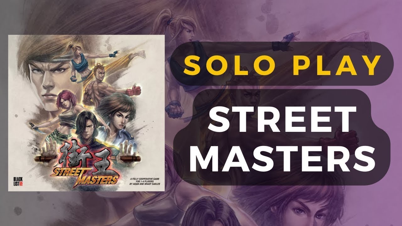 Street Masters Board Game Gameplay - Gabriel vs The Brotherhood - Gone Ballistic Stage | DaniCha