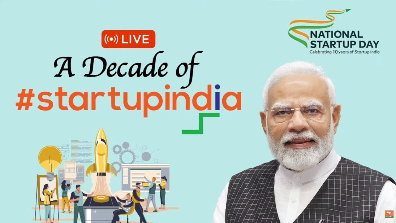 LIVE: PM Modi Marks 10 Years of Startup India || Innovation, Jobs & Growth|| Bharat News 360