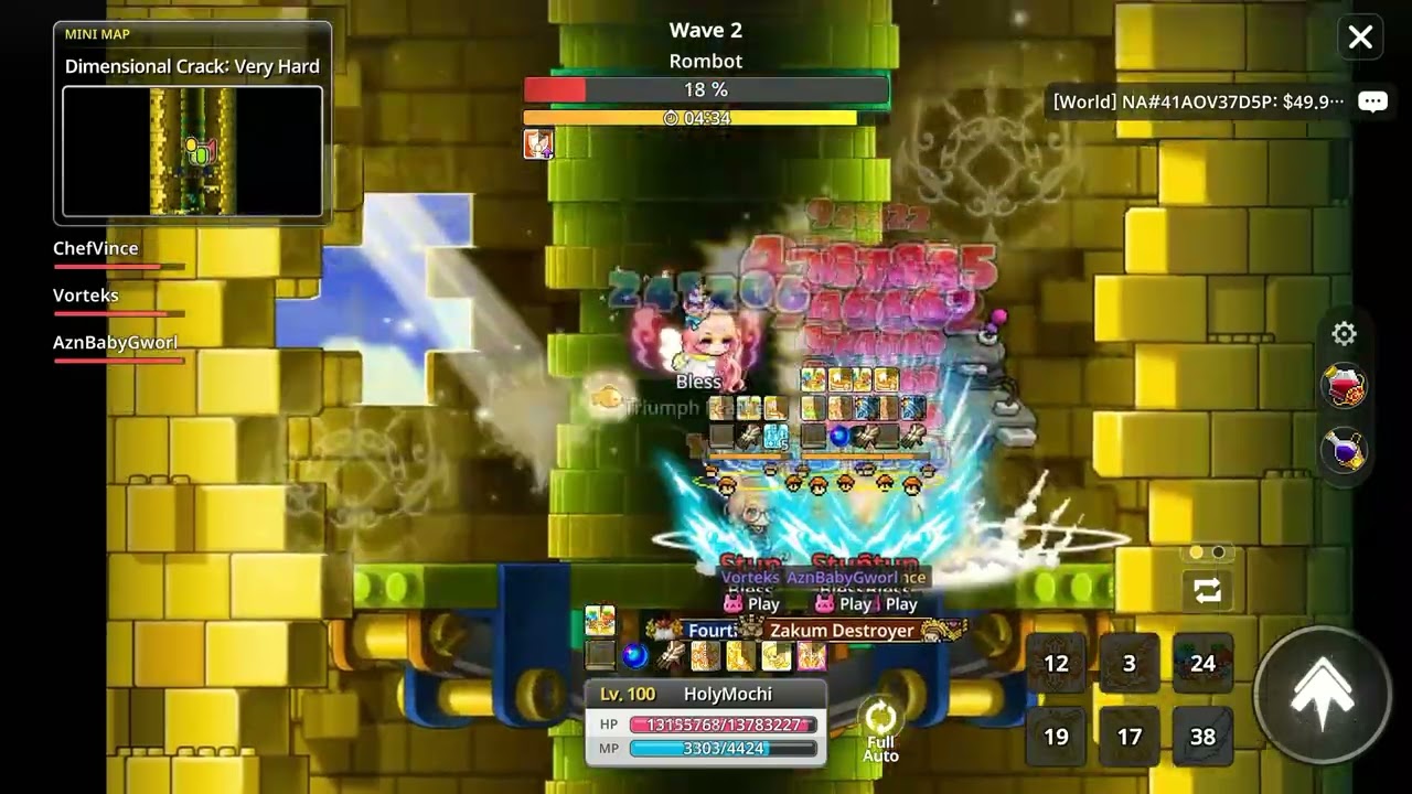 VH Ludi PSQ Big Bang 4th job Bishop showcase [Maplestory: Idle RPG]
