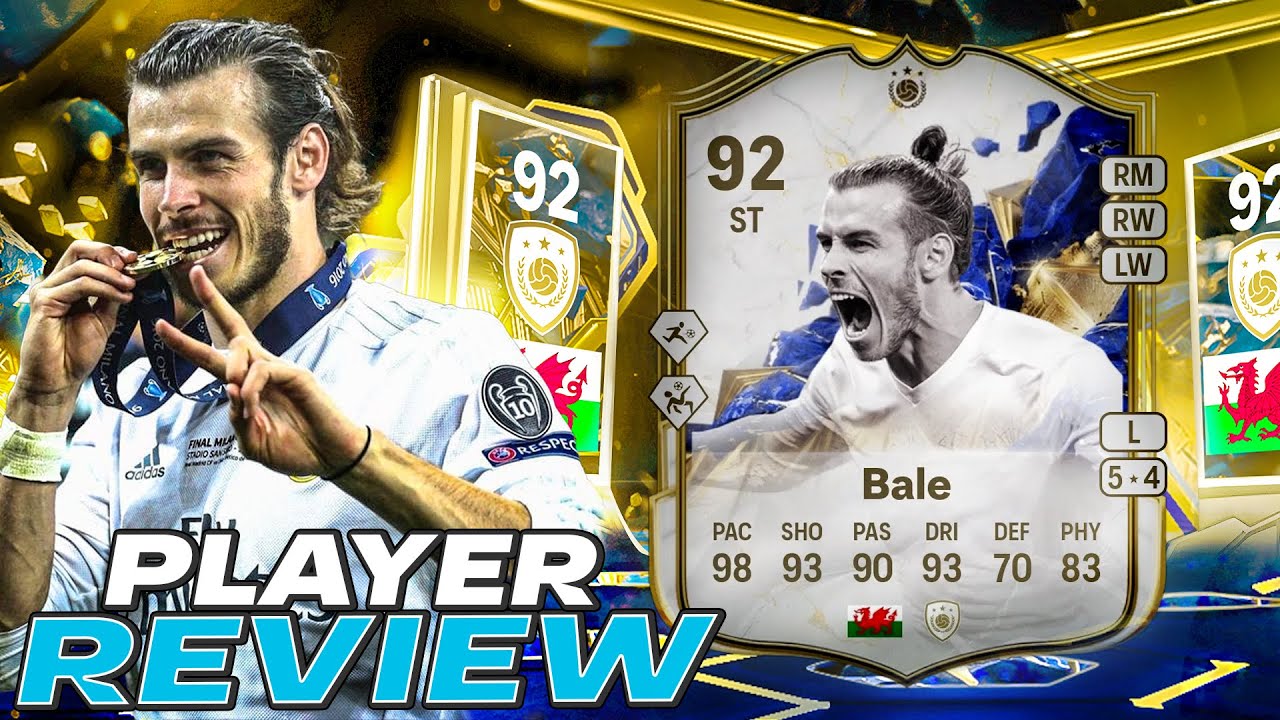 😱92 TOTY ICON GARETH BALE SBC PLAYER REVIEW - EA FC 25 ULTIMATE TEAM