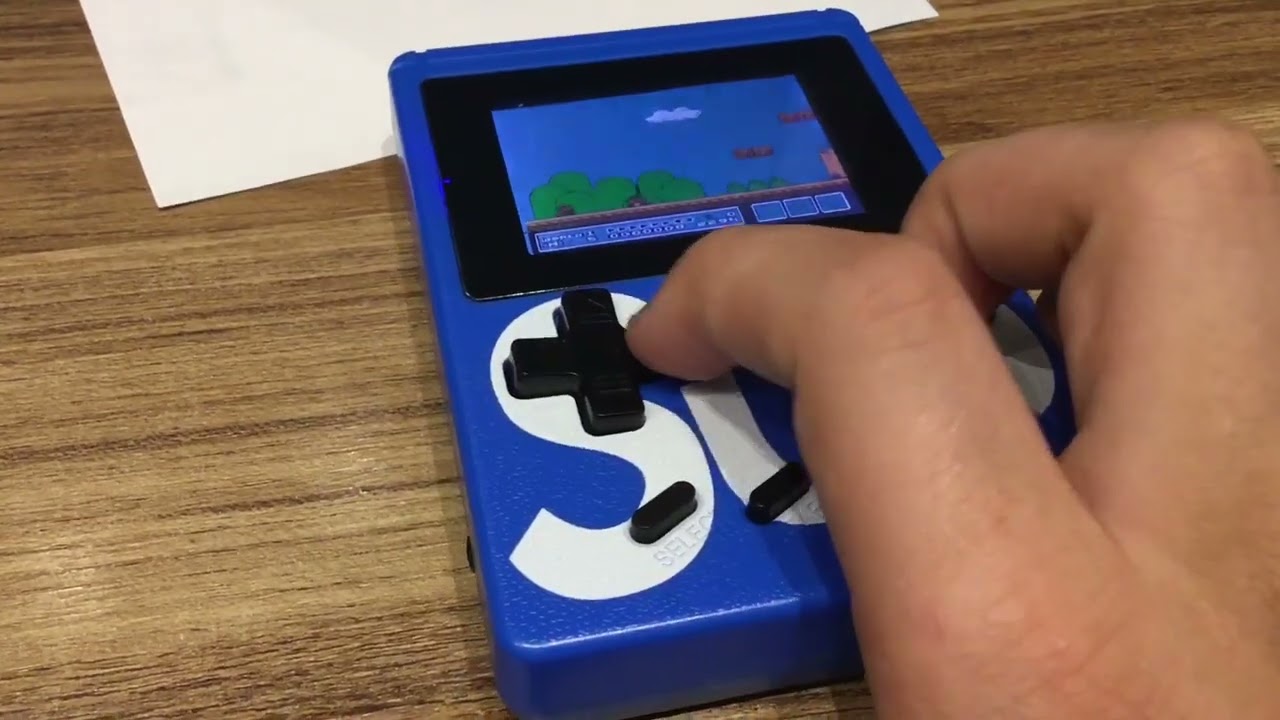 Mostrando o Game boy retrô￼