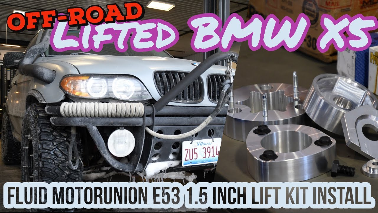 Установка подъемного комплекта E53 X5 — Fluid MotorUnion