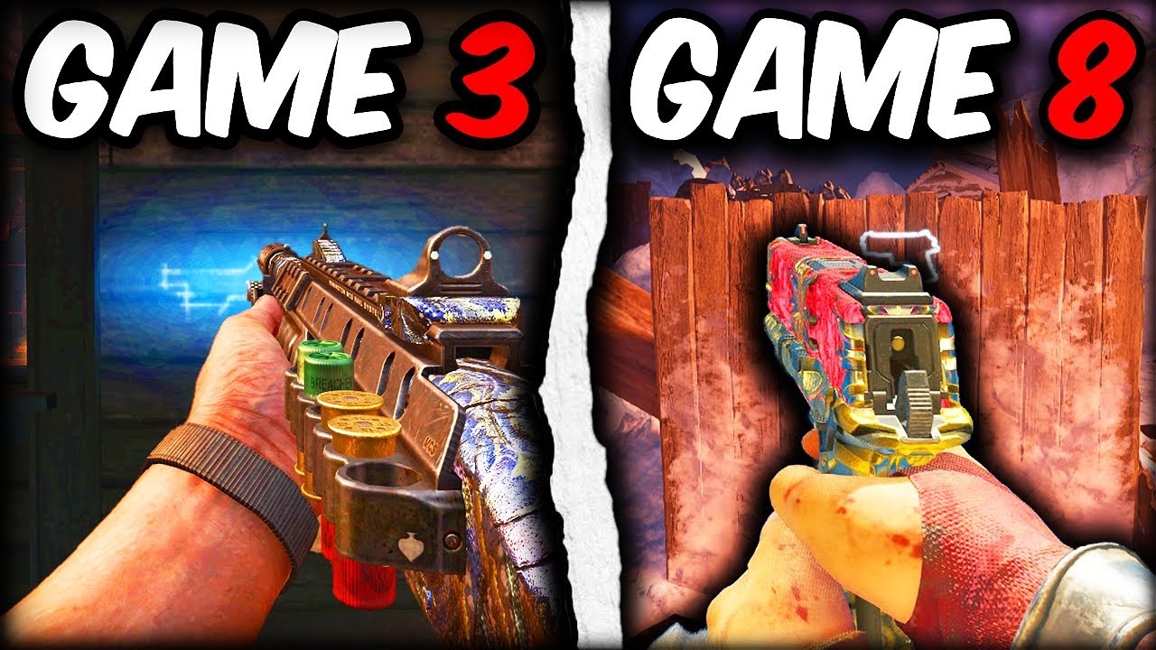 Wall Guns Only Challenge On EVERY Zombies Game