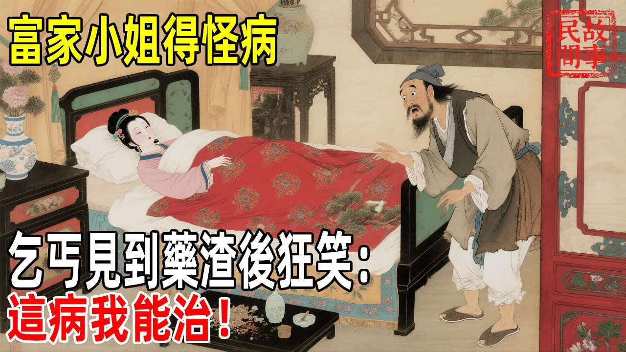 富家小姐得怪病，乞丐見到藥渣後狂笑：這病我能治！【壓箱底的舊事】#故事#民间故事#故事会#民間故事#故事會#温馨故事#民间传统故事