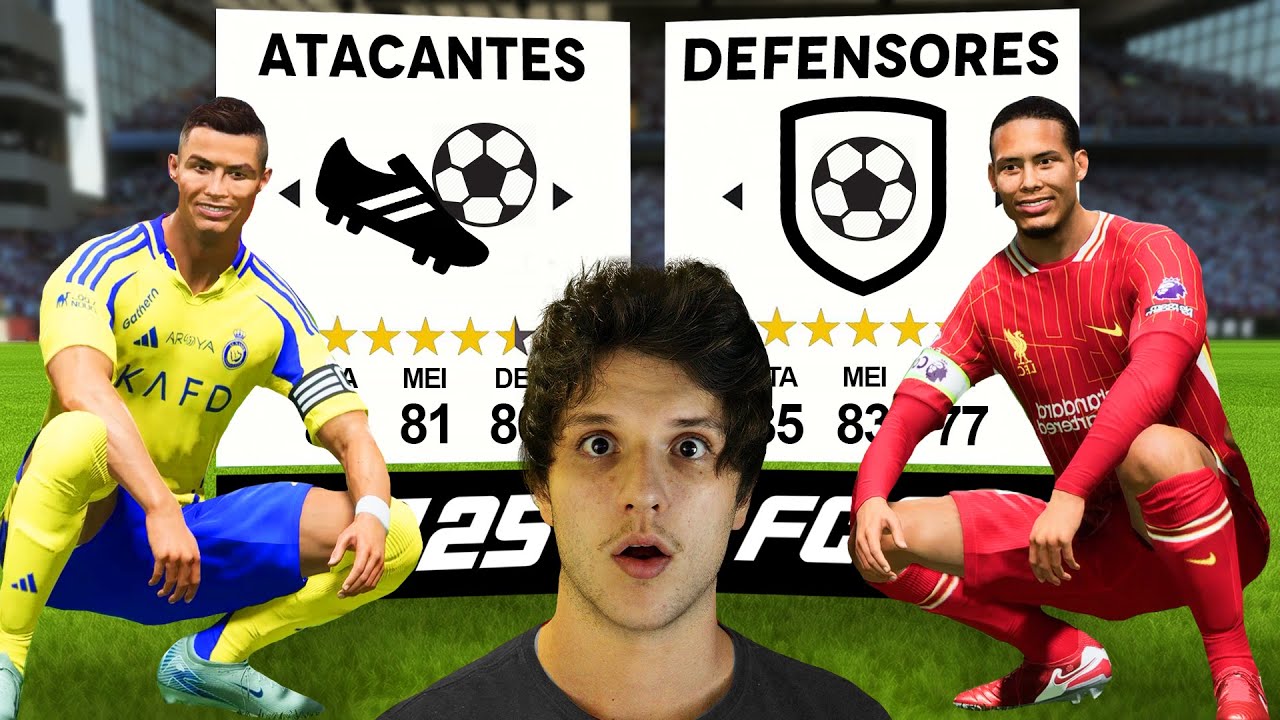 FIFA mas é Atacantes vs Zagueiros