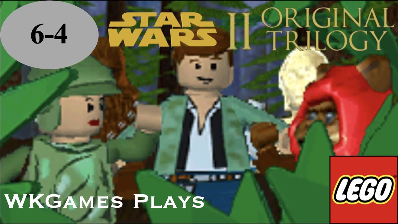 Lego Star Wars II The Original Trilogy DS 100% Episode 6 Level 4: Battle on Endor [ALL MINIKITS]