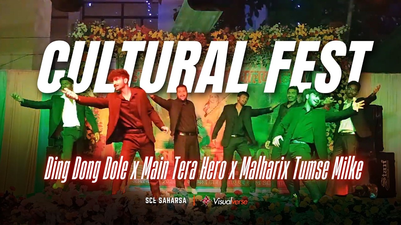Main Tera Hero x Malhari x Tumse MIlke | Dance | Cultural Fest 2k25 | Saharsa College Of Engineering