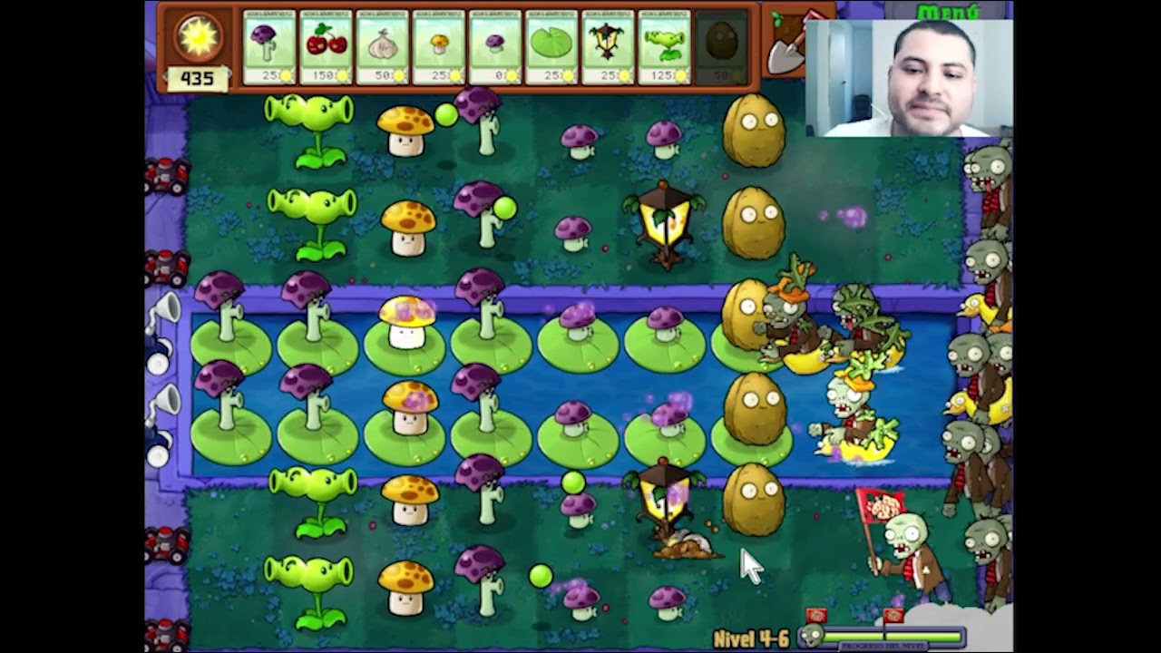 #pvz nivel 4-6 + jarrones + plantinis