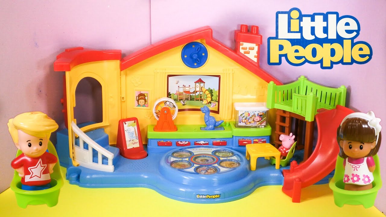 LITTLE PEOPLE Fisher Price Little People Musical Preschool a Little People Video Toy Review