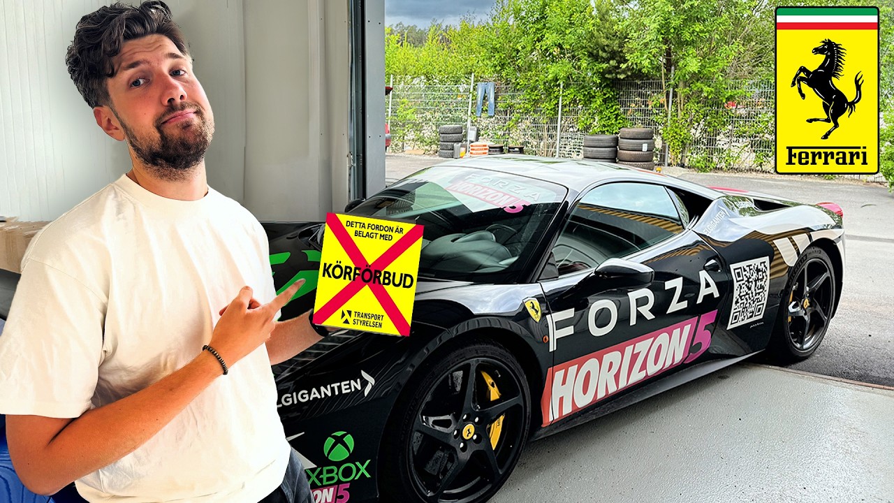 JAG BLEV STANNAD AV SVERIGES SKÖNASTE POLIS I FERRARIN...