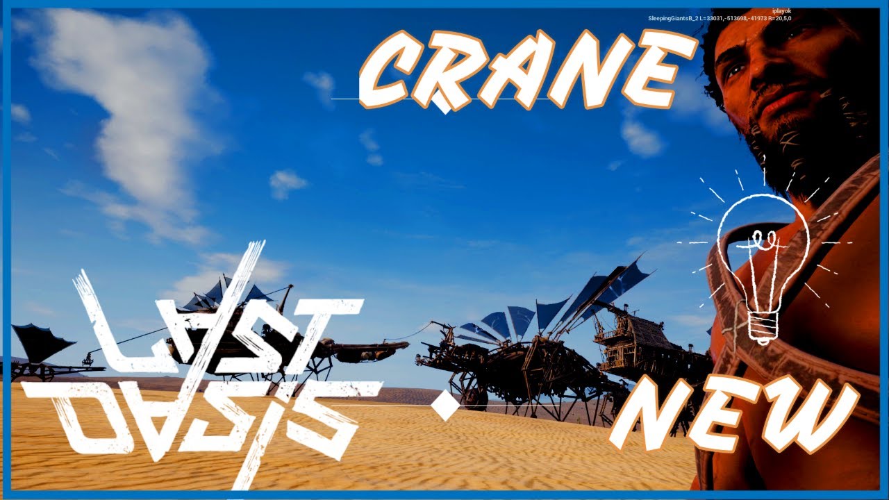 HOW TO CRAFT A CRANE AND USE IT! - Last Oasis