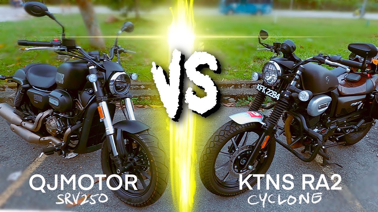 QJMotor SRV250 VS KTNS RA2 Cyclone 250 (Malaysia Comparison) Dua motor cruiser 250cc yg mantap!!