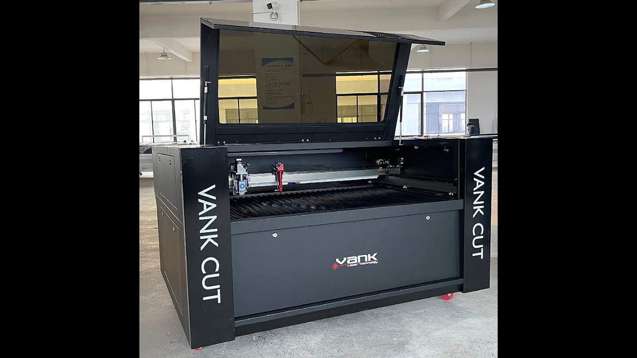 for USA client vanklaser 2 heads Vankcut-1490 metal and no metal hybrid co2 laser cutting machine