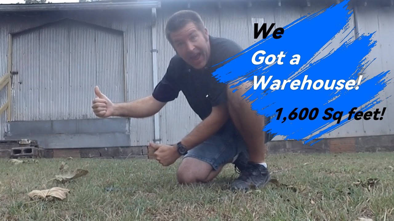 We finally got a warehouse!